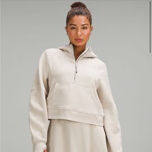 Lululemon Oversized Half-Zip Hoodie | Mojave Tan | Women’s size M/L